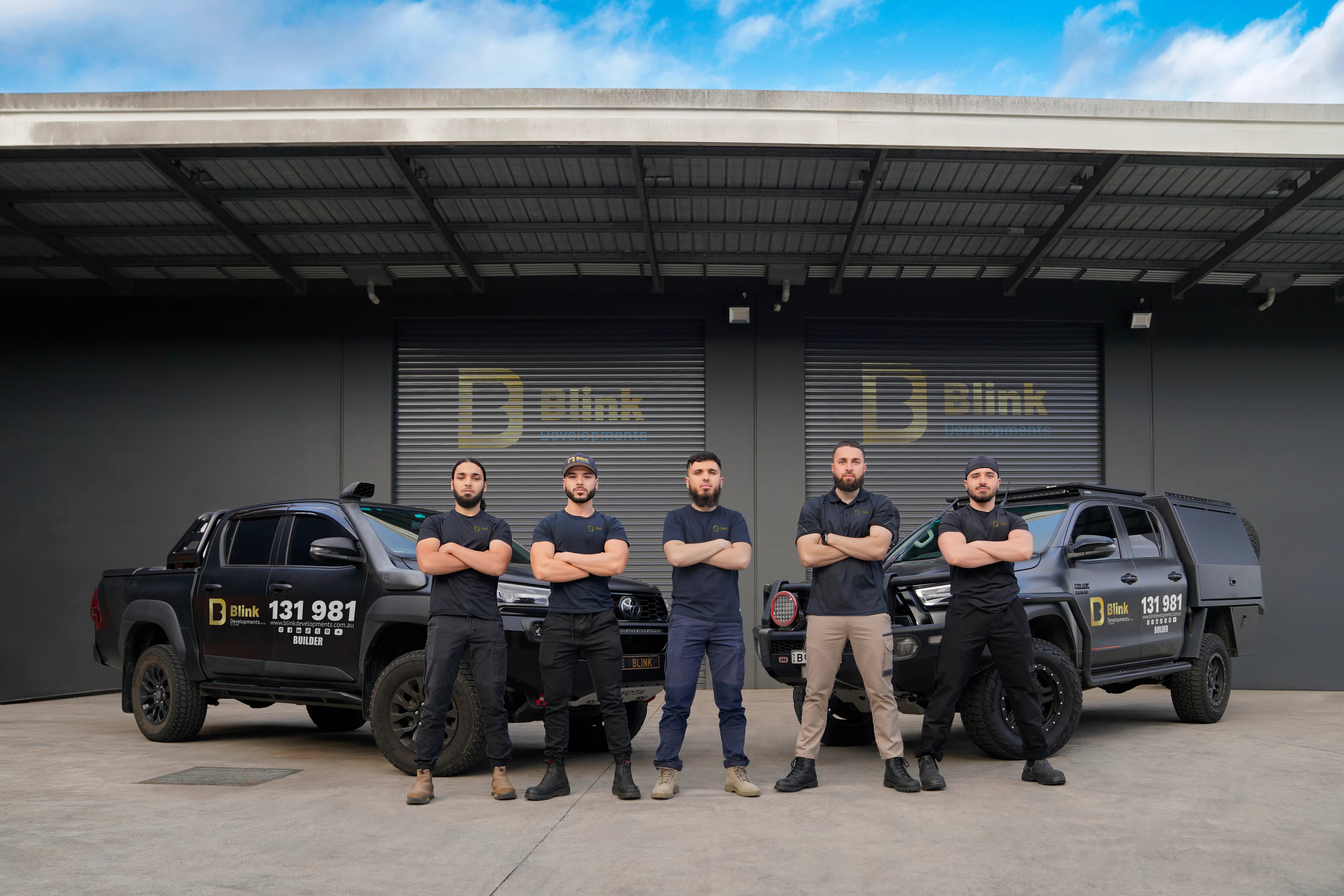 The Bathroom Renovation Milperra team with their work vehicles